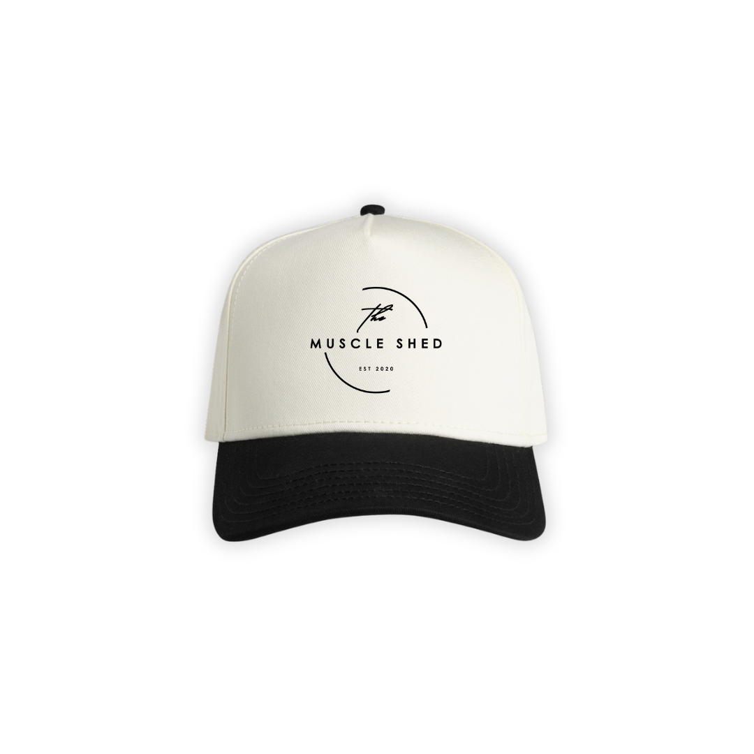 The Muscle Shed Performance Cap - EST 2020 - Black/Natural
