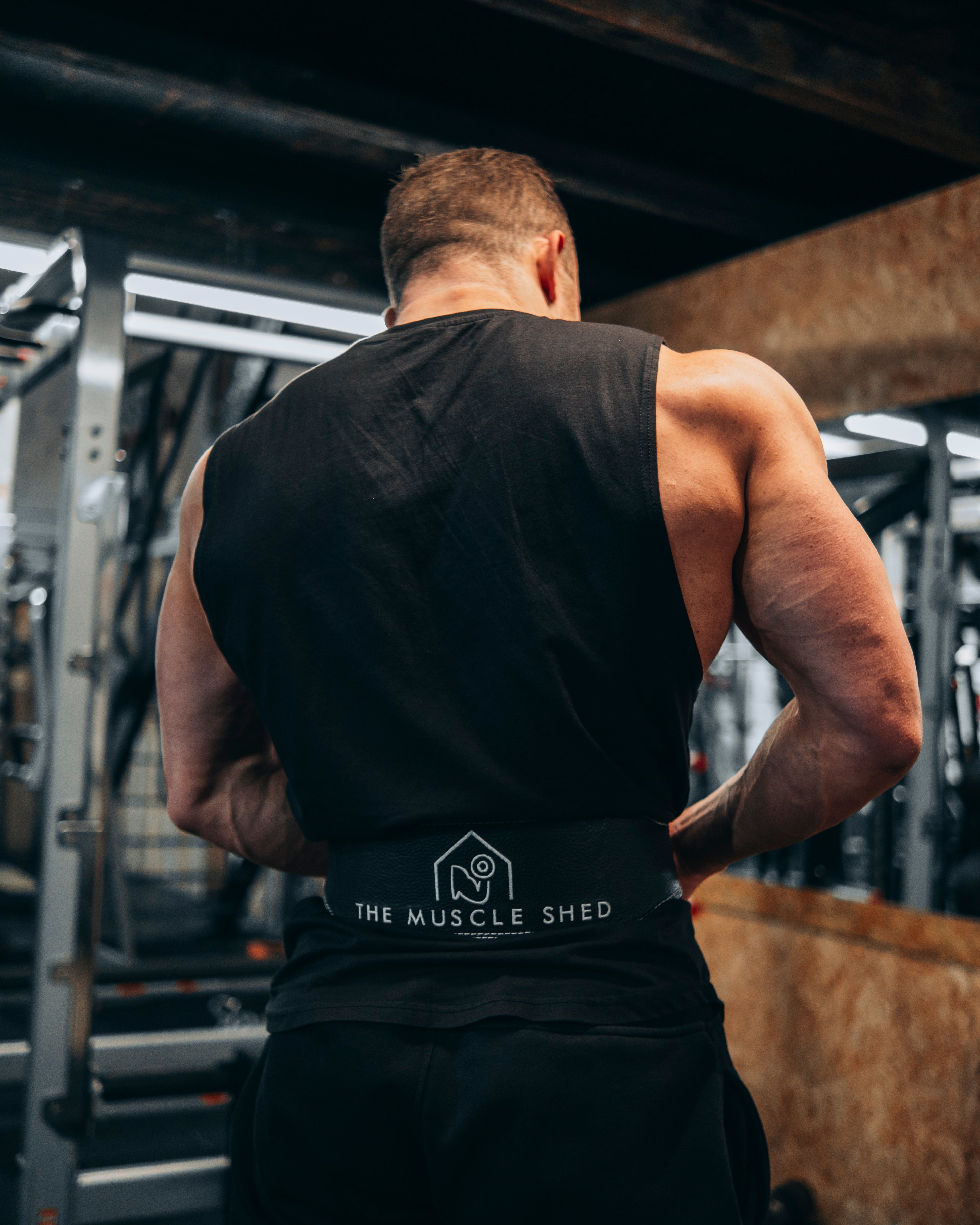 The Muscle Shed Leather Lifting Belt