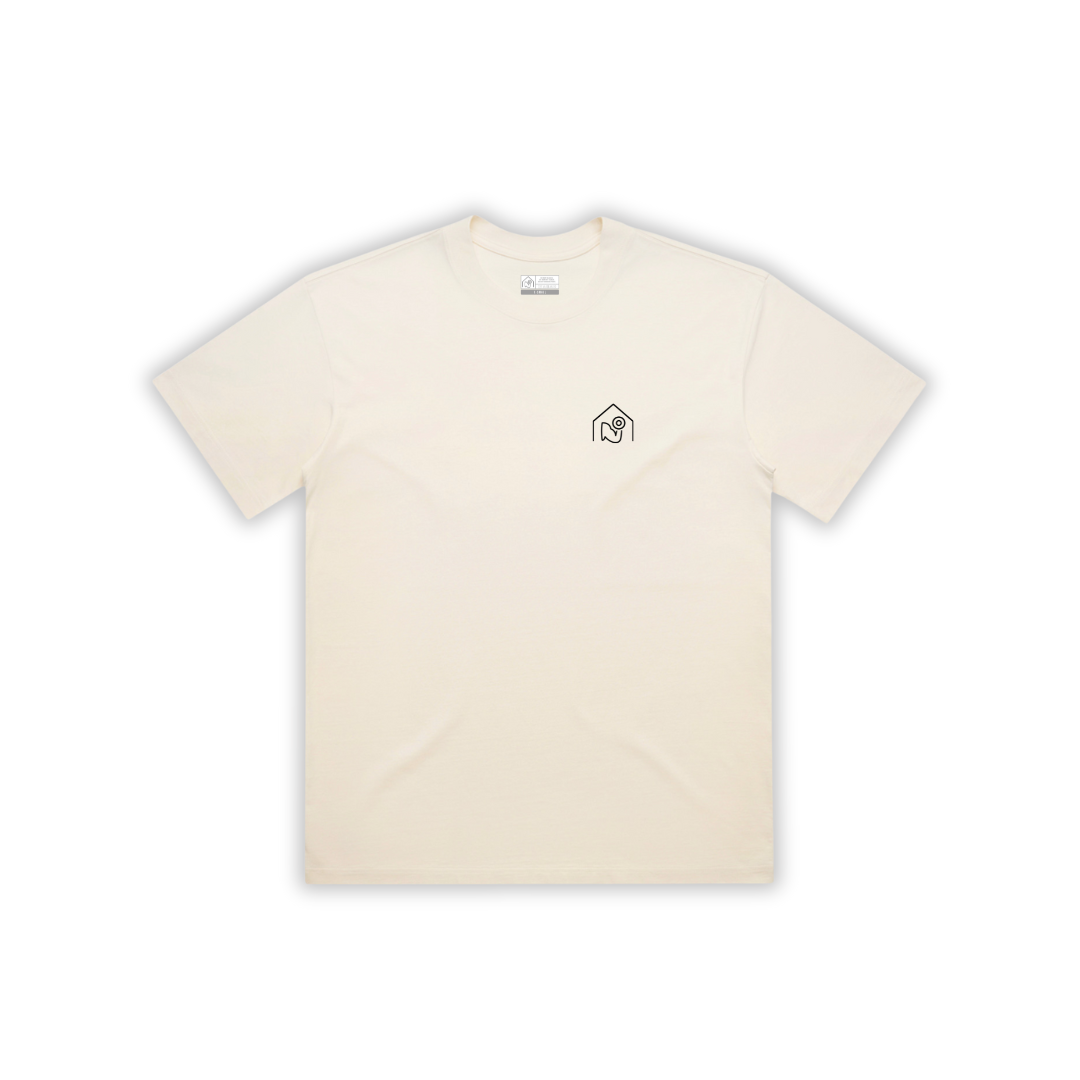 The Muscle Shed T‑Shirt -  EST 2020 - Natural