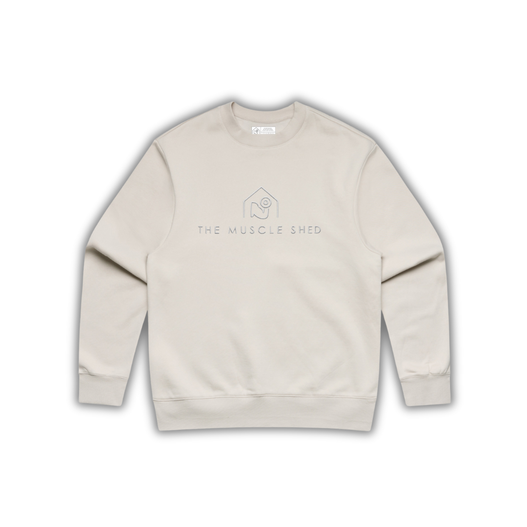 The Muscle Shed Heavyweight Sweatshirt - Bone
